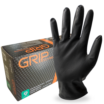 Stronghand GRIP SCHWARZ Nitrilhandschuhe
